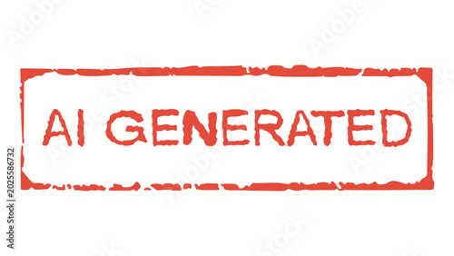 AI Generated rubber stamp