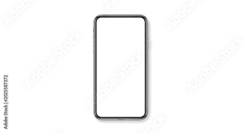 Smartphone device screen frame outline.
