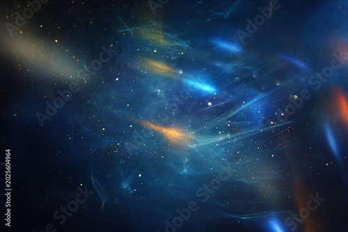 Abstract background of soft focus bokeh lights