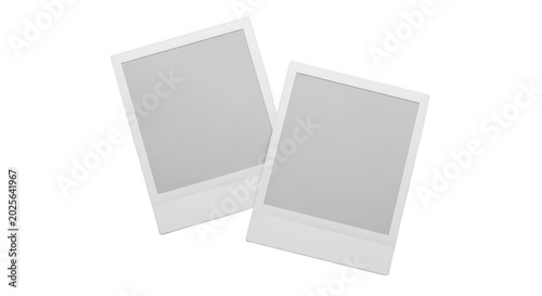 Two blank notepads standing upright next to each other isolated on transparent background