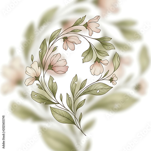 abstract floral background