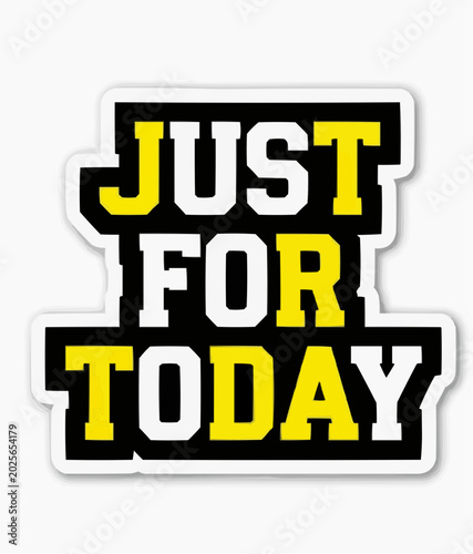 stiker hanya untuk hari ini