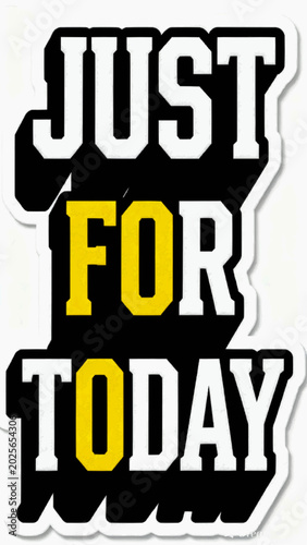 stiker hanya untuk hari ini