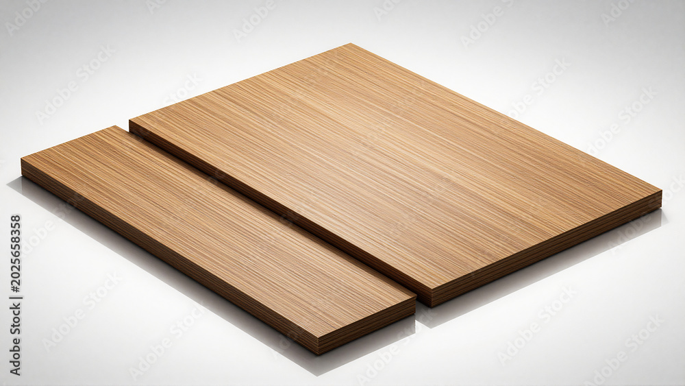 Fototapeta premium Wooden Panels for Interior Design and Furniture Making