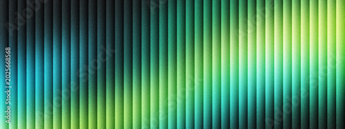 Canvastavla Abstract vertical line background with glowing cyan and lime green light