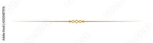 Fotografía Minimal luxury divider line ornament
