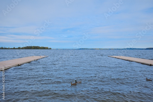 Lake Mendota from university of wisconsin madison