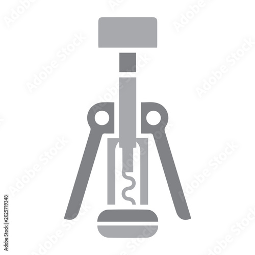 Obraz na płótnie Corkscrew Wine Opener Icon