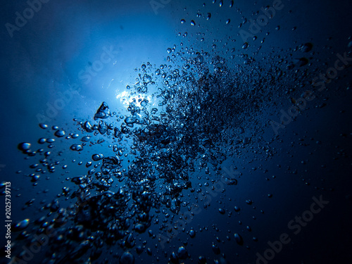 abstract background with bubbles