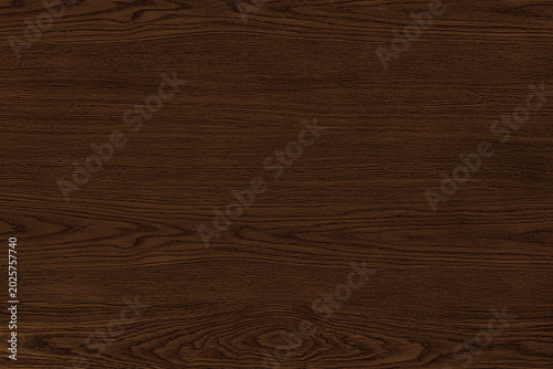 Dark brown wood grain surface texture. Wooden background