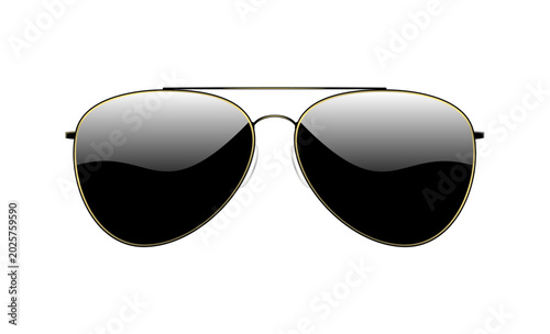 sun glasses vector illustration realistic