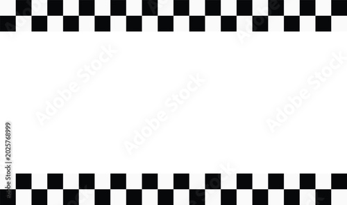 Tableau sur toile Race checkered flag pattern