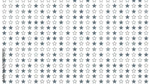 Tableau sur toile A background of rows of star shapes in varying shades of gray