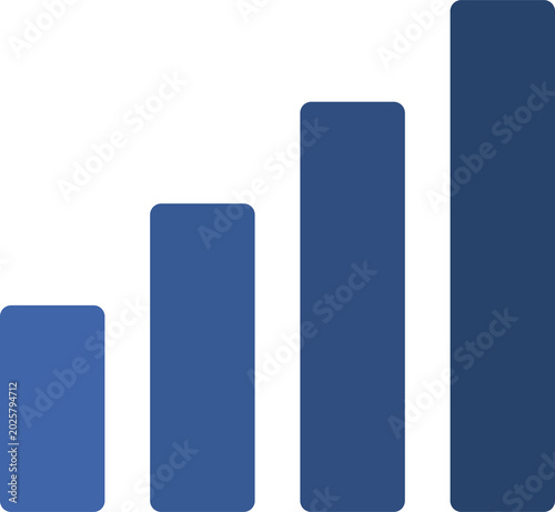 Minimal Mobile Signal Strength Icon Vector Illustration
