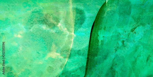 Photos 2D Artistic Banner Evoking Deep Aquatic Dye Effects
