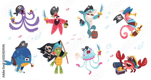 Foto Pirate sea animals