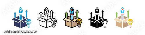 Foto Product Launch multiple icon