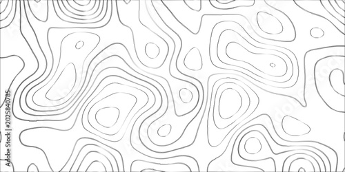 Obraz na płótnie Topographic canyon geometric map relief texture with curved layers and shadow