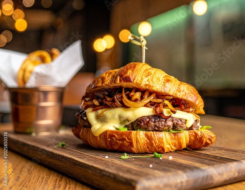 Croissant Burger