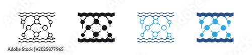 Foto Collagen Layer Icon Set