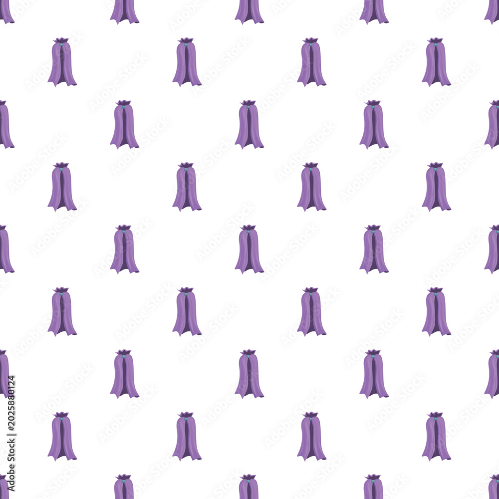 Obraz premium Repeating pattern of purple fantasy cloaks creating a magical textile design