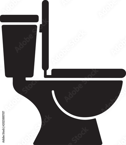 Quadro su tela Toilet vector illustration