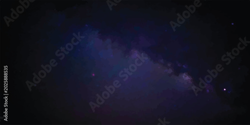 Foto Starry night sky with the milky way galaxy deep space outer space star field