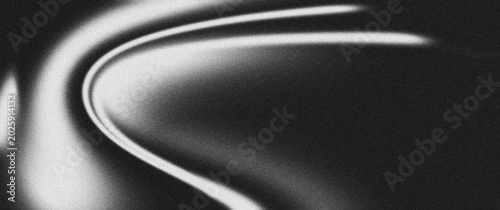 Abstract grainy swirl background, black gray white liquid wave shape, dark smooth monochrome noise for poster, banner, backdrop or digital wallpaper design
