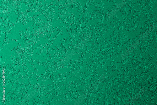 Canvas Print Textured green surface with light and shadow play