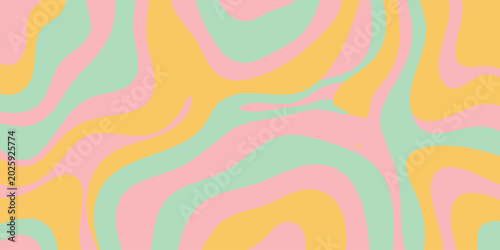 Canvas Print Vibrant abstract pattern fills the frame with swirling shapes.