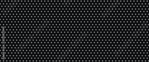 Fotografie Wavy Distorted Mesh Grid Pattern – Black and White Op Art Seamless Background