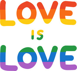LGBT Pride Rainbow Quote