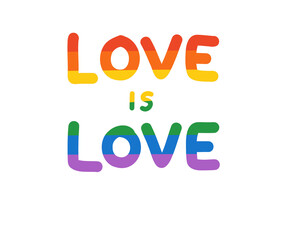 LGBT Pride Rainbow Quote
