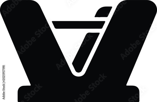 Fényképezés Silhouette vector turntable record player needle stylus for music studio logo de