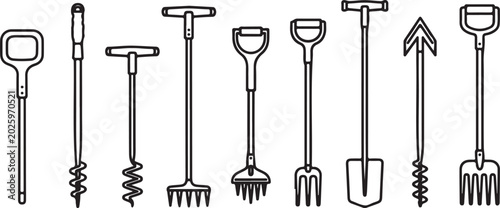 Photos Set of black and white kitchen utensils icons isolated on white Vector