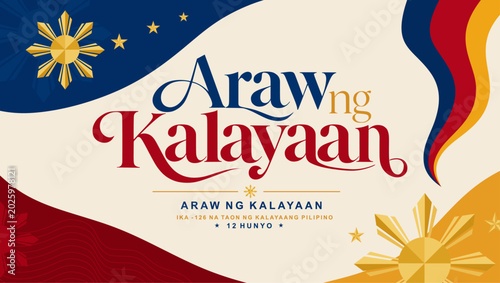 Konstfotografi Philippine Independence Day Banner Template