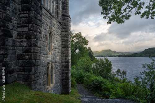 St. Conan's Kirk detail. Loch Awe Scotland