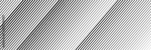 Obraz na plátne Minimalistic set with black line thickness on halftone white background