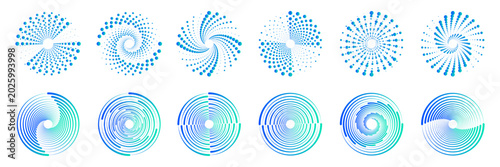 Canvastavla Modern abstract halftone circle background with dotted geometric frame and vector design elements for branding and UI kits