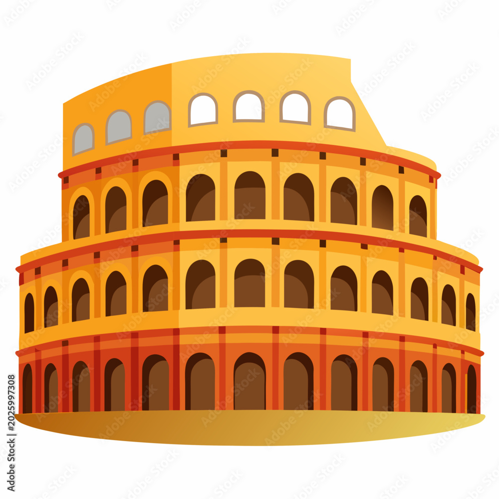 Naklejka premium colosseum rome italy