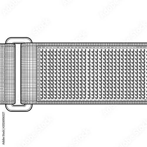 Hook and Loop Velcro Strap Male Side