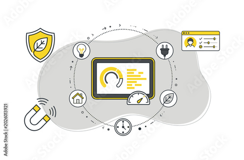 Smart home energy management system with eco-friendly features and user control