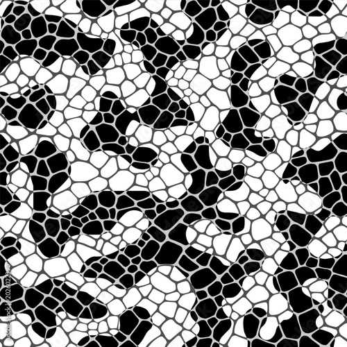 Lizard skin stencil art artwork abstract seamless geometric graphic decoration