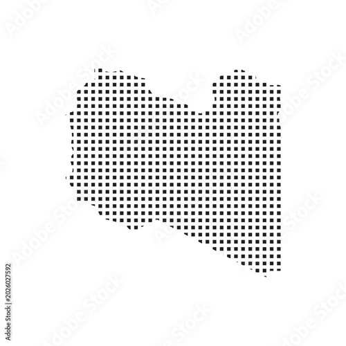 Photos libya map pixel art Suitable for posters and web icons