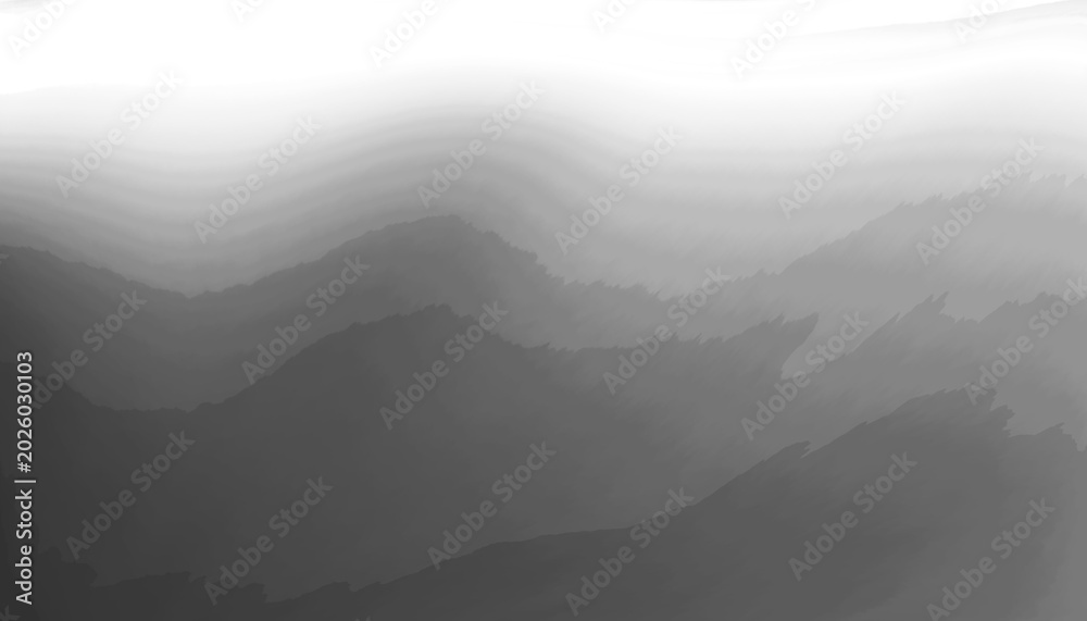 Naklejka premium Minimal monochrome abstract background with soft misty gradients and layered atmospheric texture.