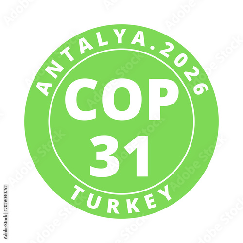 COP 31 in Antalya Turkey symbol icon