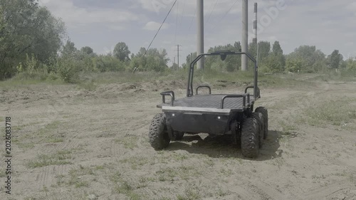 Unmanned ground robots operated by the Ukrainian military