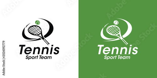 Canvastavla Tennis Sport Team Logo Design.