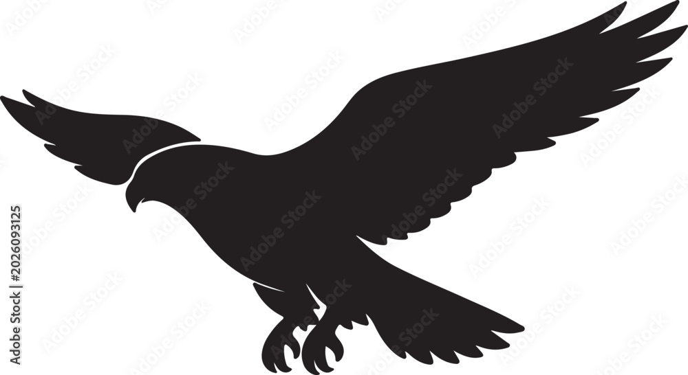 Fototapeta premium falcon vector illustration