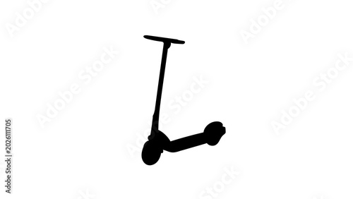 White Scooter